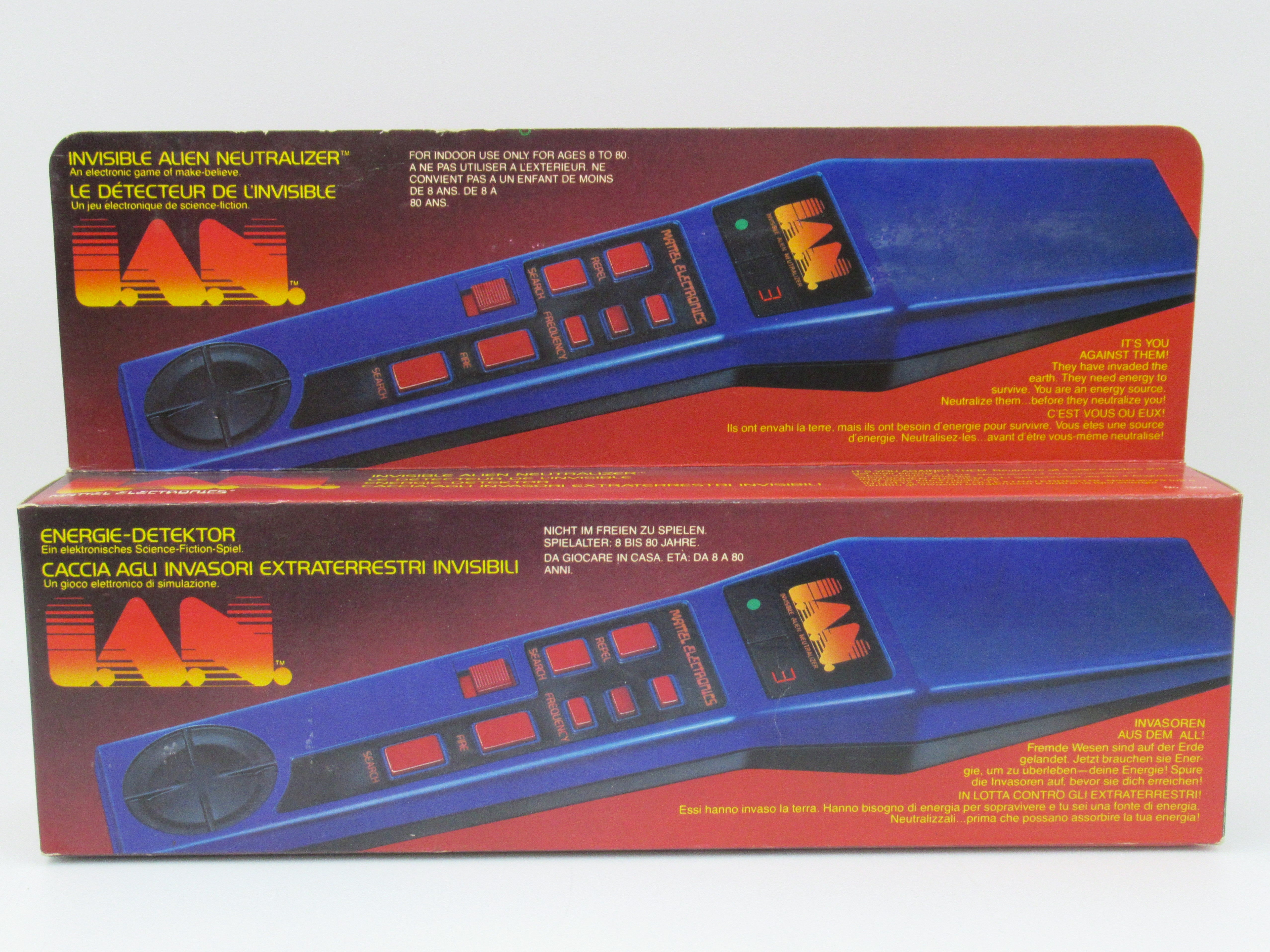 I.A.N. (Invisible Alien Neutralizer) Sealed Game - Mattel Electronics (1980) Vintage Toy